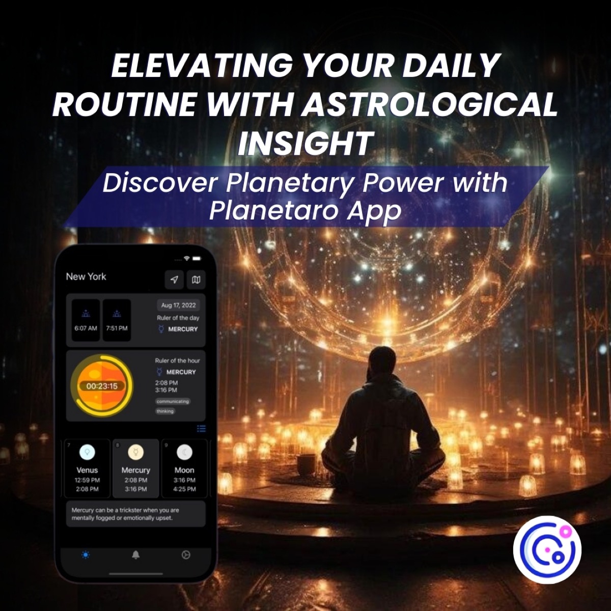 Daily routine with astrological insight