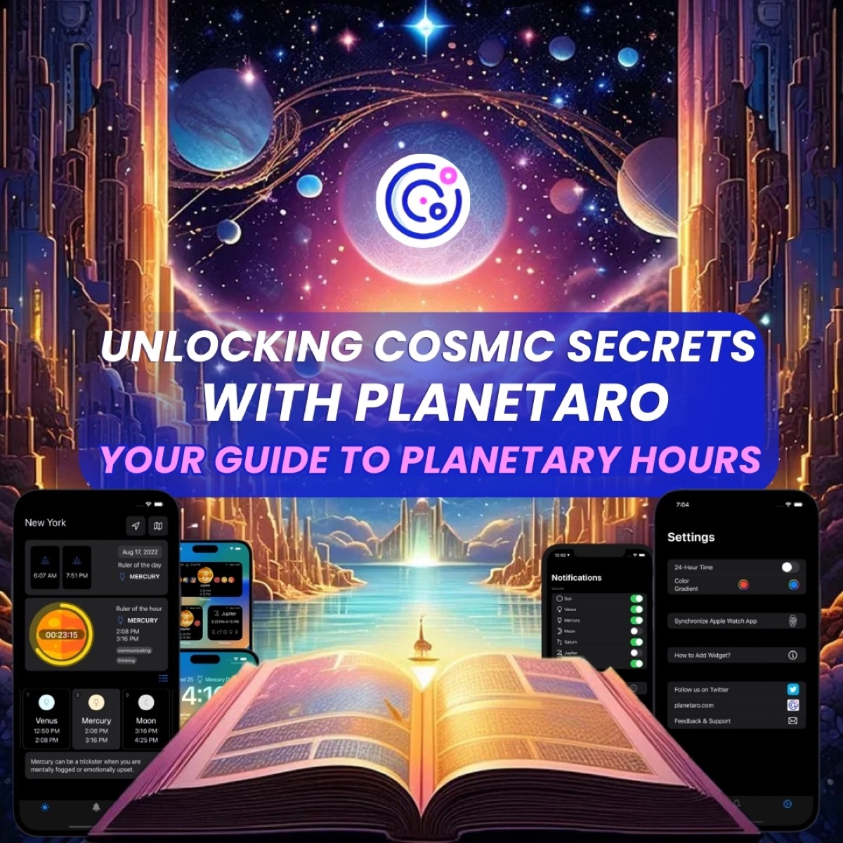 Planetaro app guide for planetary hours
