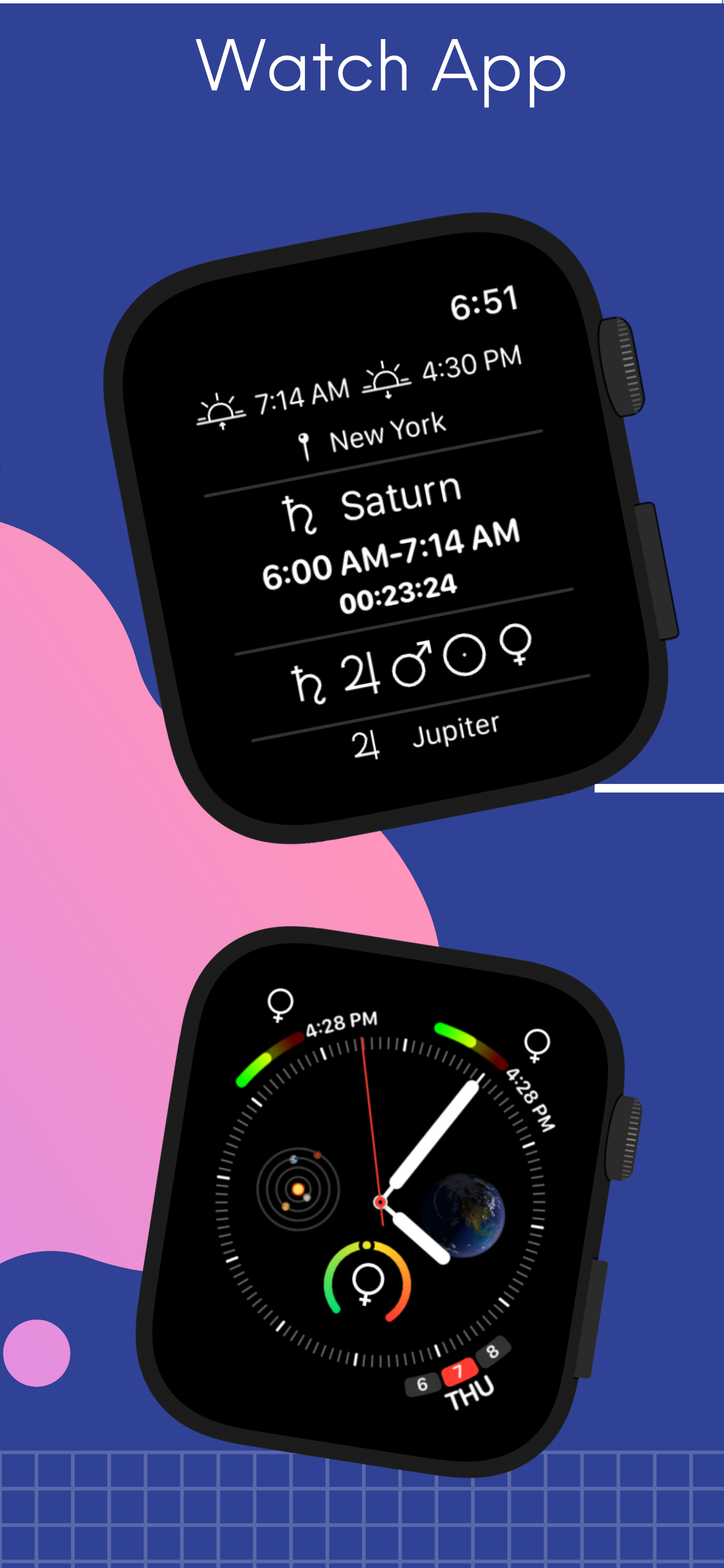 planetary hours iOS watch